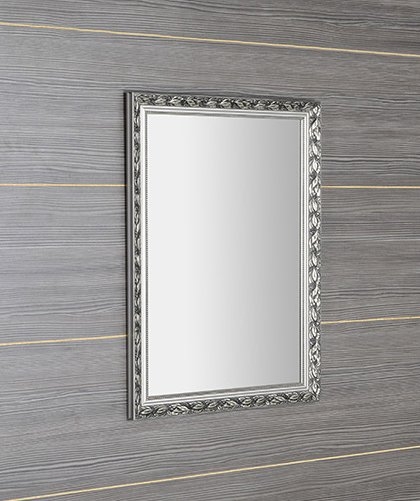 Sapho MELISSA tükör fa kerettel, ezüst 570x770mm NL394
