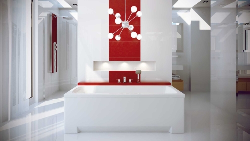 Besco OPTIMA 150x70 cm egyenes kád, fehér WAO-150-PK