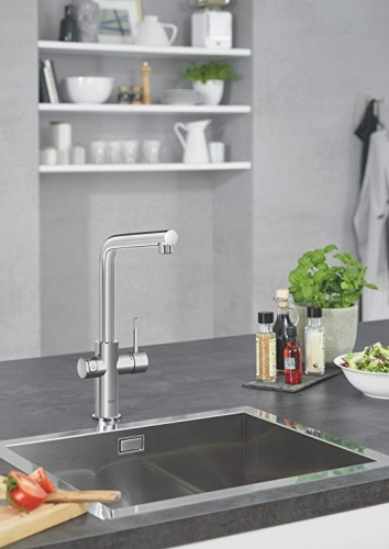 Grohe Red Duo csaptelep és kombi bojler L méret (7 liter), króm 30325001