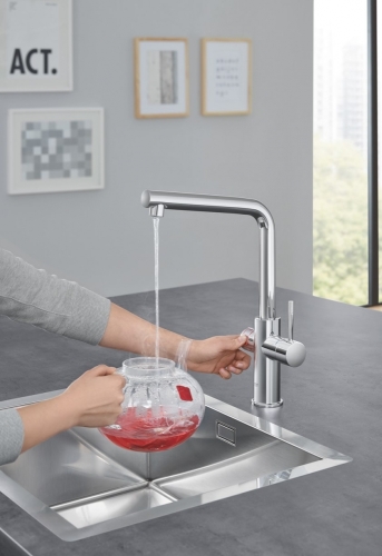 Grohe Red Duo csaptelep és kombi bojler L méret (7 liter), króm 30325001