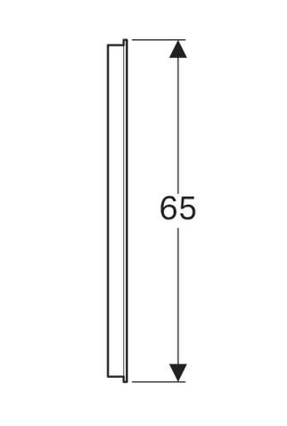 Geberit Option tükör világítással, 90x65 cm 500.589.00.1