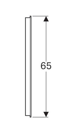 Geberit Option tükör világítással, 100x65 cm 500.584.00.1
