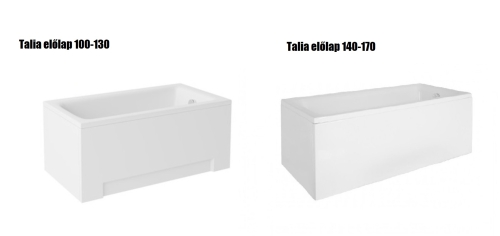Besco TALIA 130 cm kád előlap, fehér OAT-130-PK