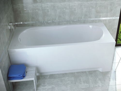 Besco BONA 170x70 cm egyenes kád, fehér WAB-170-PK