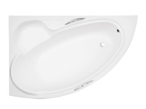 Besco Bianka 150x95 cm aszimmetrikus kád, balos