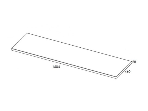 AREZZO design mosdópult 160x46 cm sanremo tölgy AR-166909