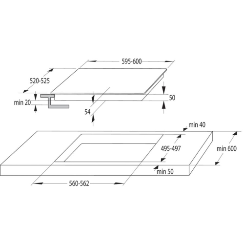Gorenje IT643SYW beépíthető indukciós főzőlap (733142)