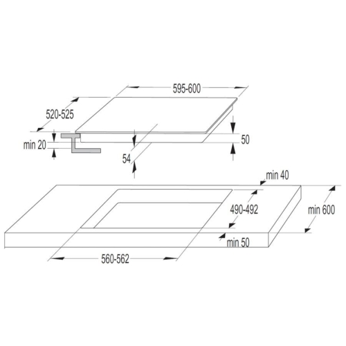 Gorenje ECT643SYW beépíthető üvegkerámia főzőlap (733113)