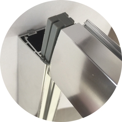 Niwell Astra 80 + Vito 80 80x80 cm-es zuhanykabin NWZA-AST80 + NWZO-VIT80
