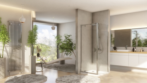 Niwell Astra 90 + Vito 90 90x90 cm-es zuhanykabin NWZA-AST90 + NWZO-VIT90