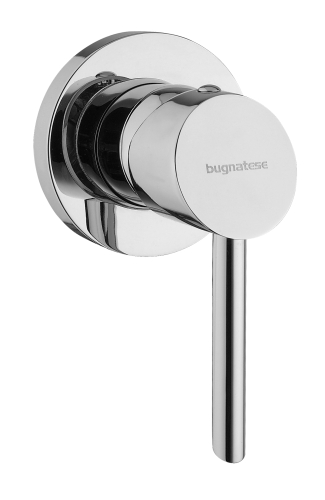 Bugnatese SMART fal alatti zuhanycsaptelep komplett fényes fekete króm 2130CNL