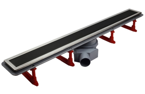 Pestan CONFLUO Premium line Króm/Fekete-üveg zuhanyfolyóka, 750 mm 13000294