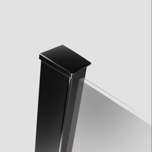 Radaway Modo New Black II Frame Walk-in fekete zuhanyfal 125 cm 389125-54-56
