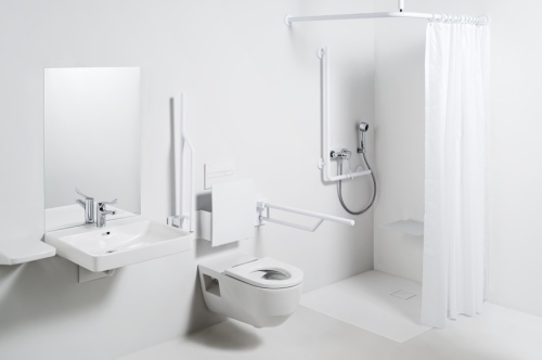 Laufen CITYPRO Liberty orvosi karral, húzórudas leeresztő szelep nélkül H3119510045201 (új cikkszám: HF500904100094)