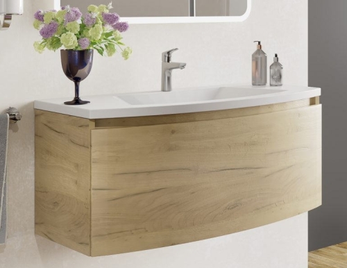 Lobo Pure 60-as fürdőszobabútor, rovere oro (arany tölgy)