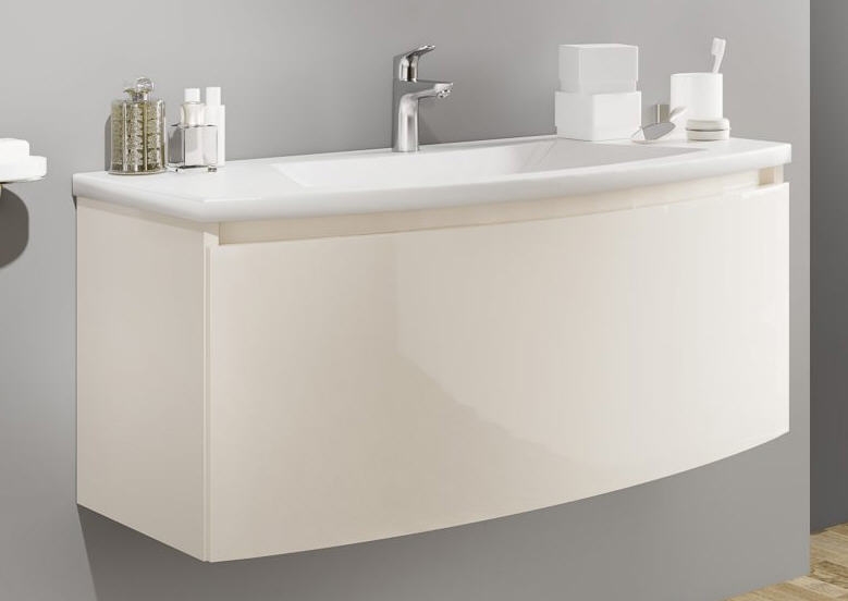 Lobo Pure 80-as fürdőszobabútor, crema lucido (krém)
