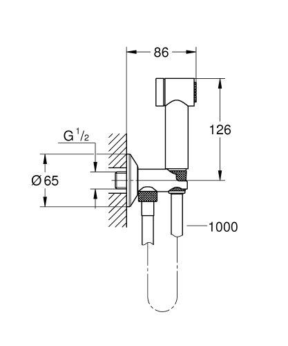 Grohe Sena Trigger intim zuhanyszett 26329000
