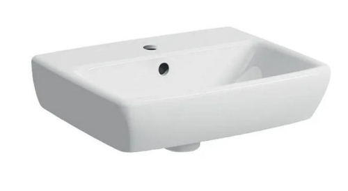 Geberit Selnova Square 45x35 cm kézmosó, fehér 500.322.01.1