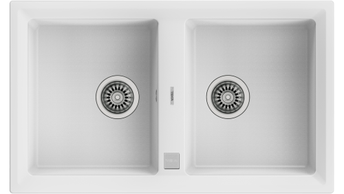 Teka Stone 90 B TG gránit mosogató, fehér 115260012