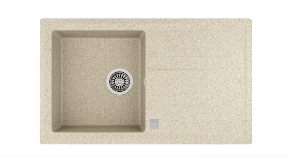 Teka Stone 50 B TG 1B 1D gránit mosogató, homokbézs 115330023