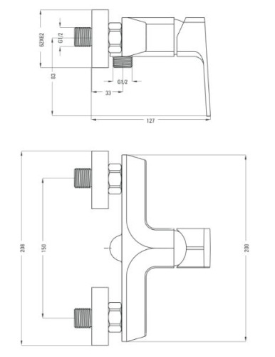 Deante Maruna zuhany csaptelep BGM 040M (K)