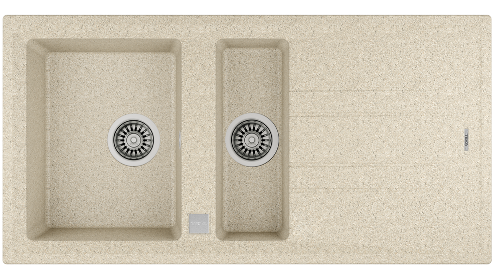 Teka Stone 60 B TG 1 1/2B 1D gránit mosogató, homokbézs 115360009
