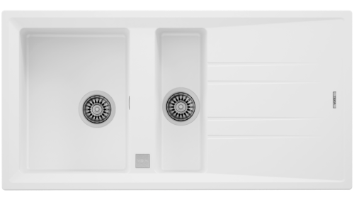 Teka Stone 60 B TG 1 1/2B 1D gránit mosogató, fehér 115360012