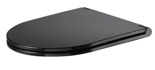 Wellis Clement Black lassú záródású wc ülőke WF00071