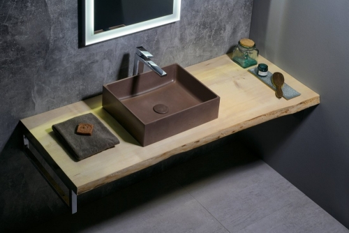 Sapho FORMIGO 47,5x36,5cm beton mosdó, brick FG012