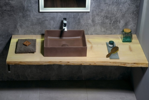 Sapho FORMIGO 47,5x36,5cm beton mosdó, brick FG012