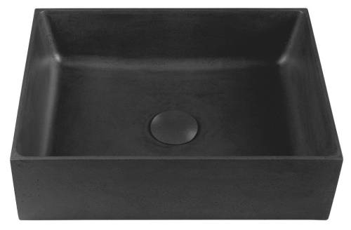Sapho FORMIGO beton mosdó, 47,5x13x36,5cm, antracit FG016
