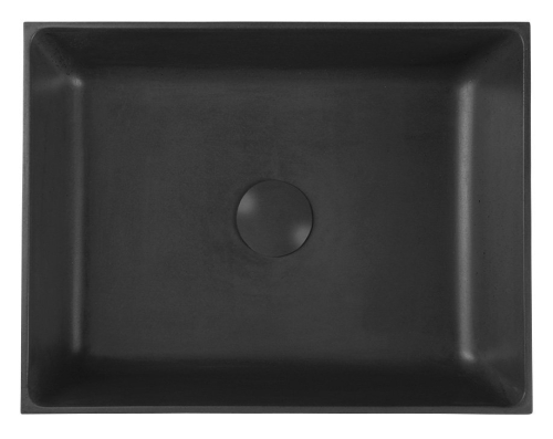 Sapho FORMIGO beton mosdó, 47,5x13x36,5cm, antracit FG016