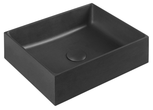 Sapho FORMIGO beton mosdó, 47,5x13x36,5cm, antracit FG016