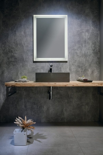 Sapho FORMIGO beton mosdó, 47,5x13x36,5cm, antracit FG016