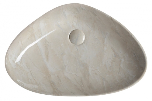 Sapho DALMA kerámiamosdó, 58,5x39x14cm, bézs márvány MM227