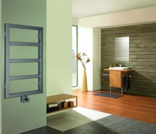 Sapho DENALI 550x904mm fürdőszobai radiátor, strukturált ezüst DN609SS
