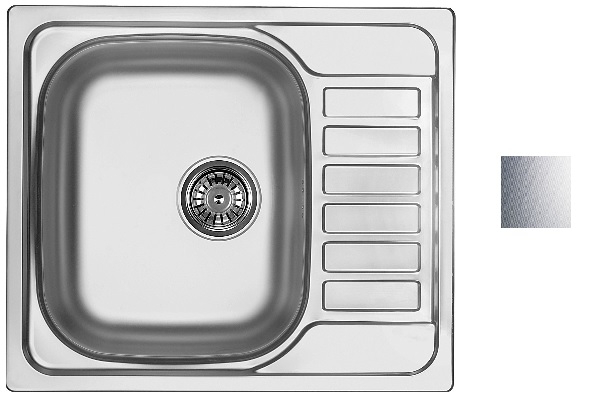 Deante Soul rozsdamentes mosogató, dekor ZEO 311A