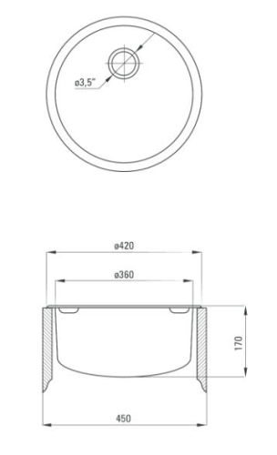 Deante Twist rozsdamentes mosogató, dekor ZHC 3803