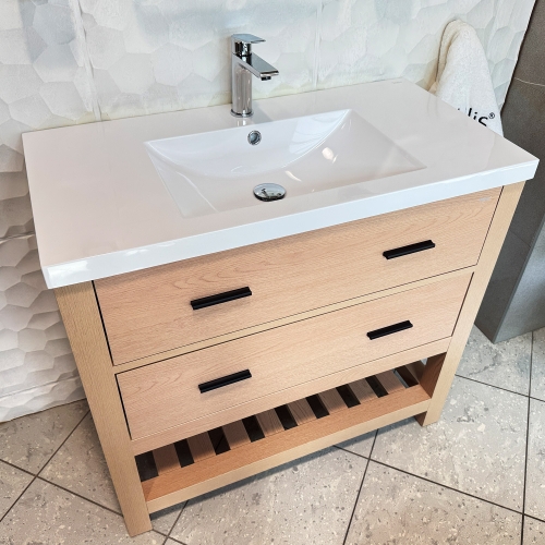 Wellis Soria 89x45 cm fürdőszobabútor, világos tölgy WB00335