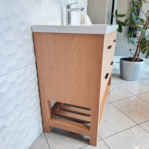 Wellis Soria 89x45 cm fürdőszobabútor, világos tölgy WB00335