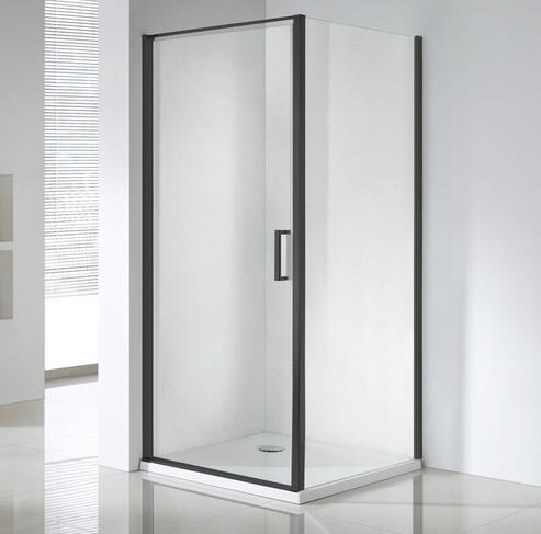 Wellis Quadrum Black 90x90 cm zuhanykabin WC00430