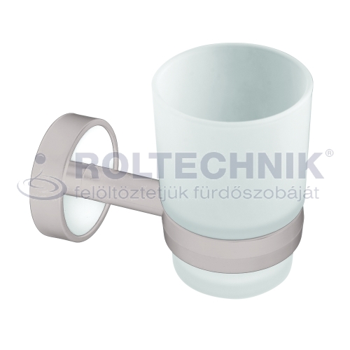 Roltechnik pohár tartó, króm/fehér 6501-99