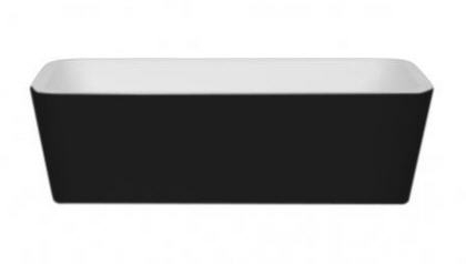 Besco Assos B&W 40x50x15 cm pultra építhető mosdó UMD-A-NBNW