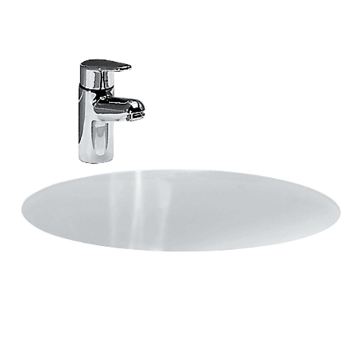 Laufen Lipsy 56,5x41 cm alulról beépíthető mosdó, csiszolt peremmel H8112910000001