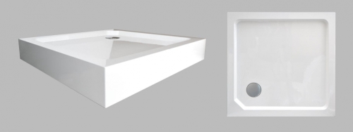 Wellis 90x90 cm szögletes magas zuhanytálca WC00409