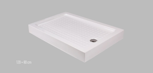 Wellis 120x80 cm szögletes magas zuhanytálca WC00336