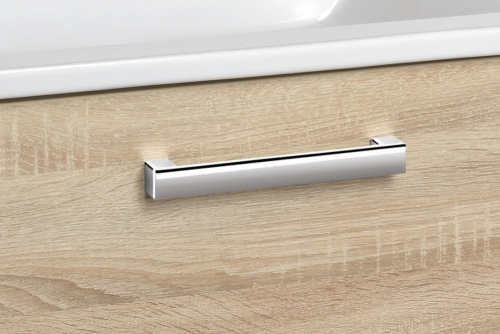 AQUALINE VEGA mosdótartó szekrény, 2 fiókos, 97x60x43,6cm, platinatölgy VG903