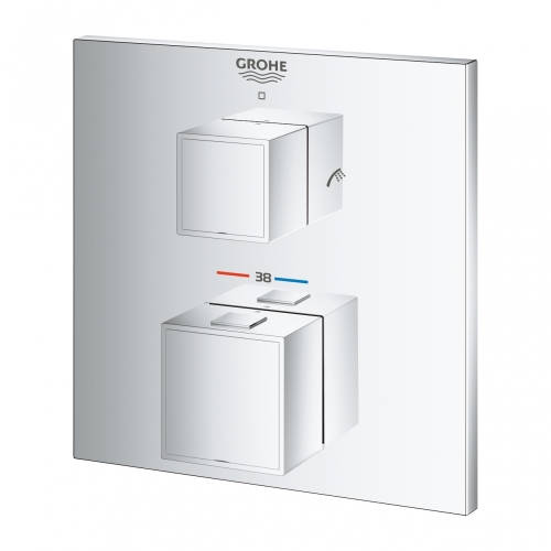 Grohe Grohtherm Cube falsík alatti termosztátos csaptelep, 2 funkciós 24155000