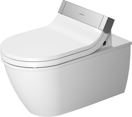 Duravit Darling New fali WC mélyöblítésű, csak SensoWash-sal együtt rendelhető WonderGliss felülettel 25445900001