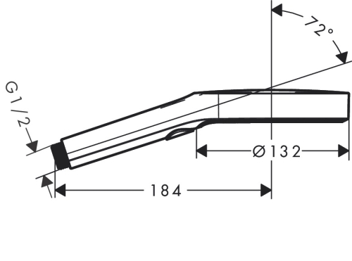 Hansgrohe Rainfinity Kézizuhany 130 3jet, matt fehér 26864700